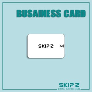 White Digital Business Card